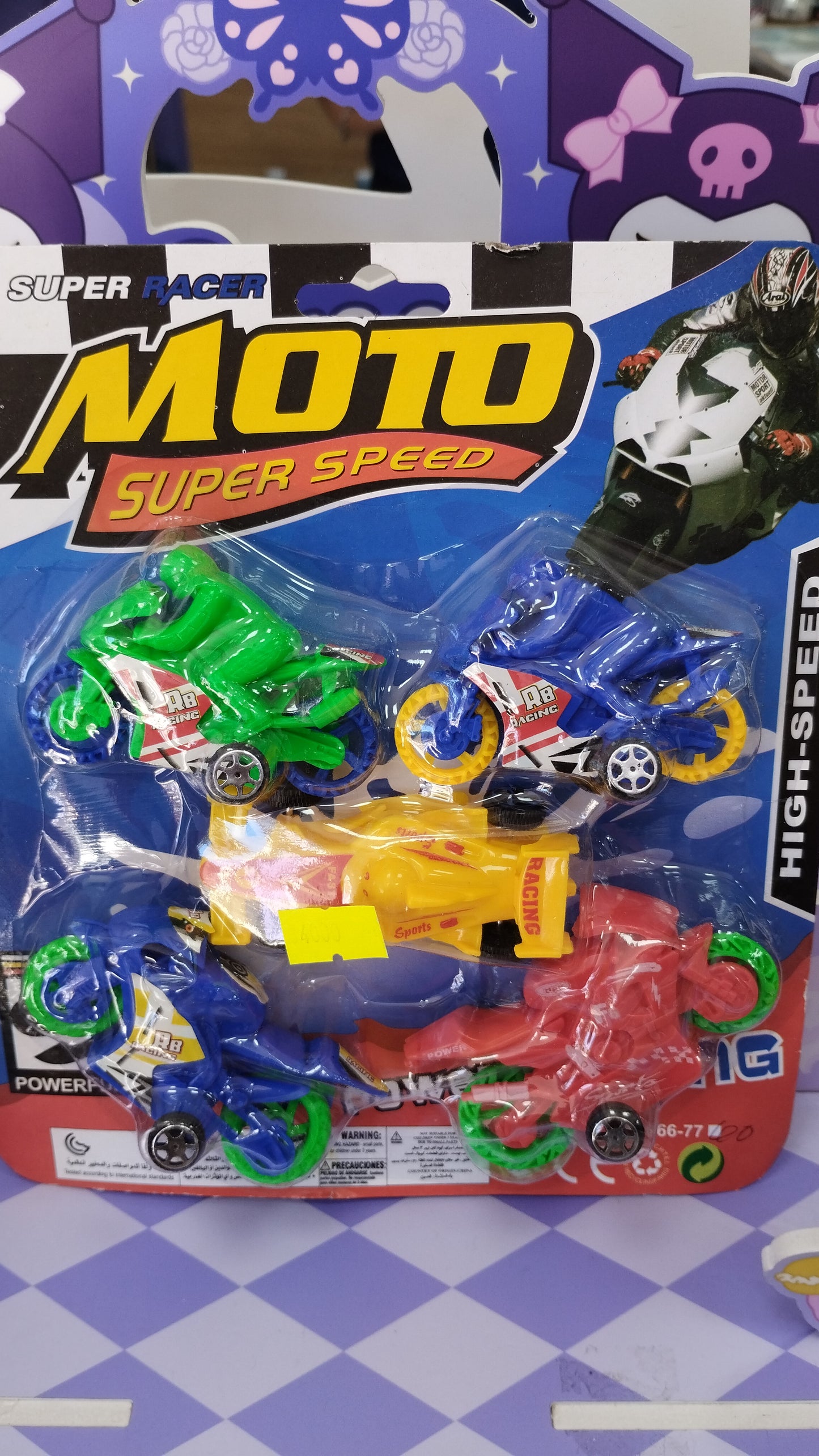 Set de juego de motos