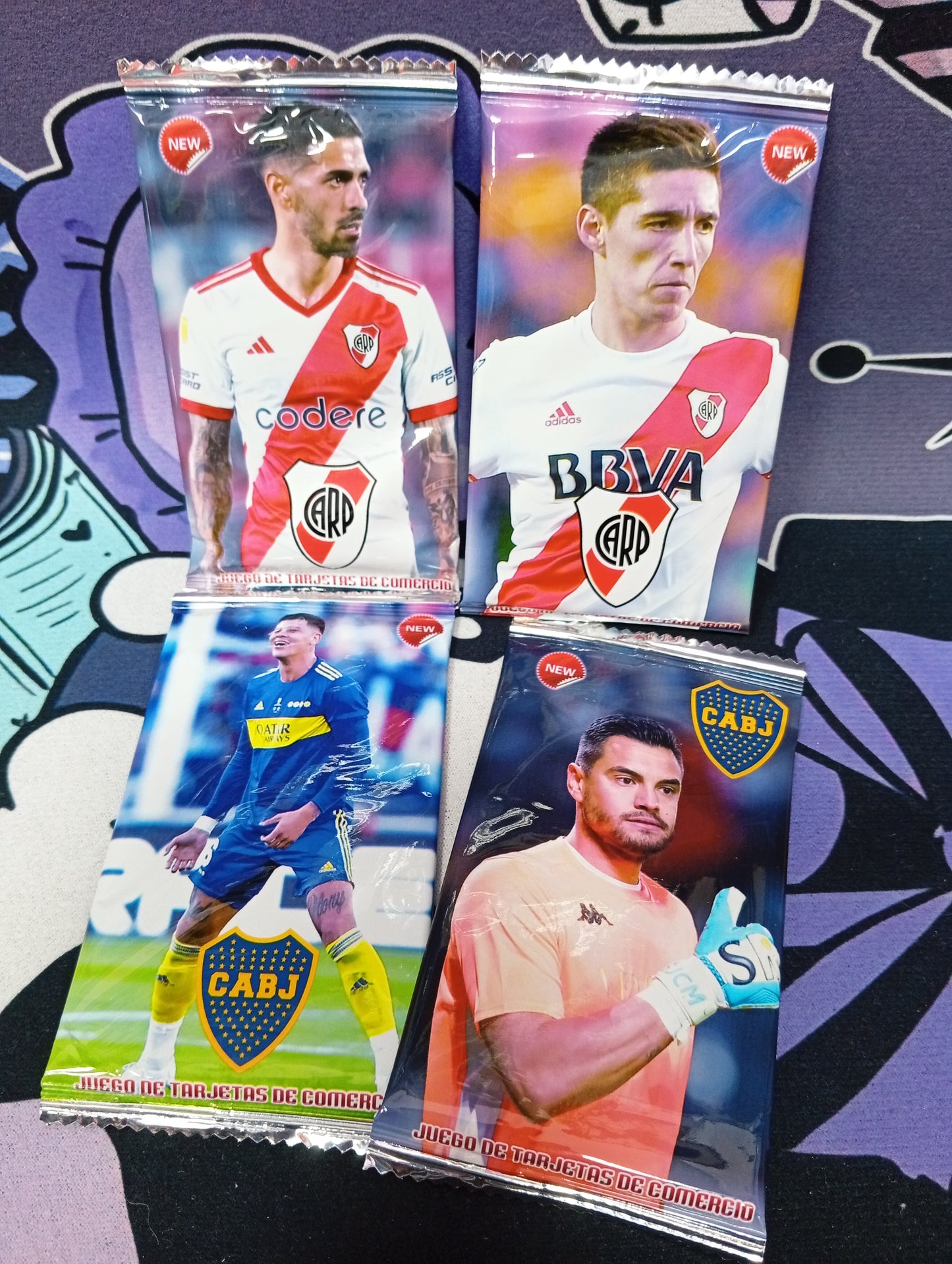Cartas jugadores Boca y River