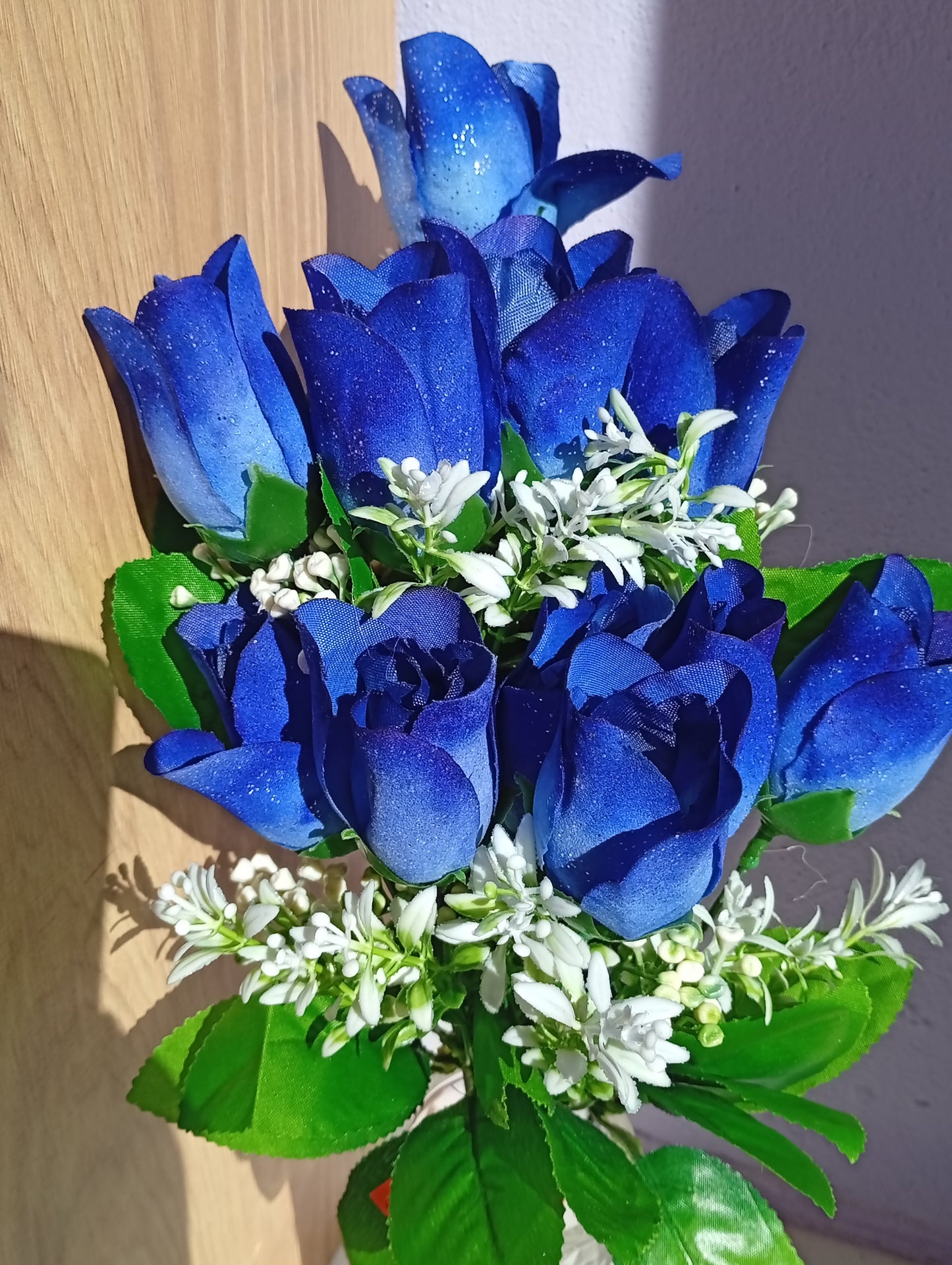 Ramo de rosas azules