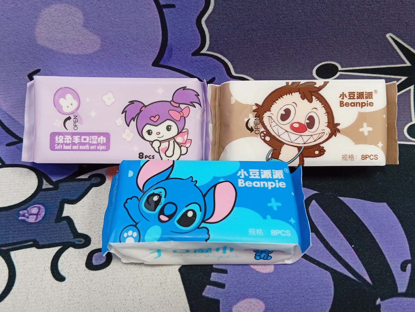 Toallitas húmedas con personajes Beanpie