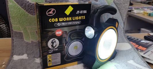 Luces de trabajo cob carga con micro USB