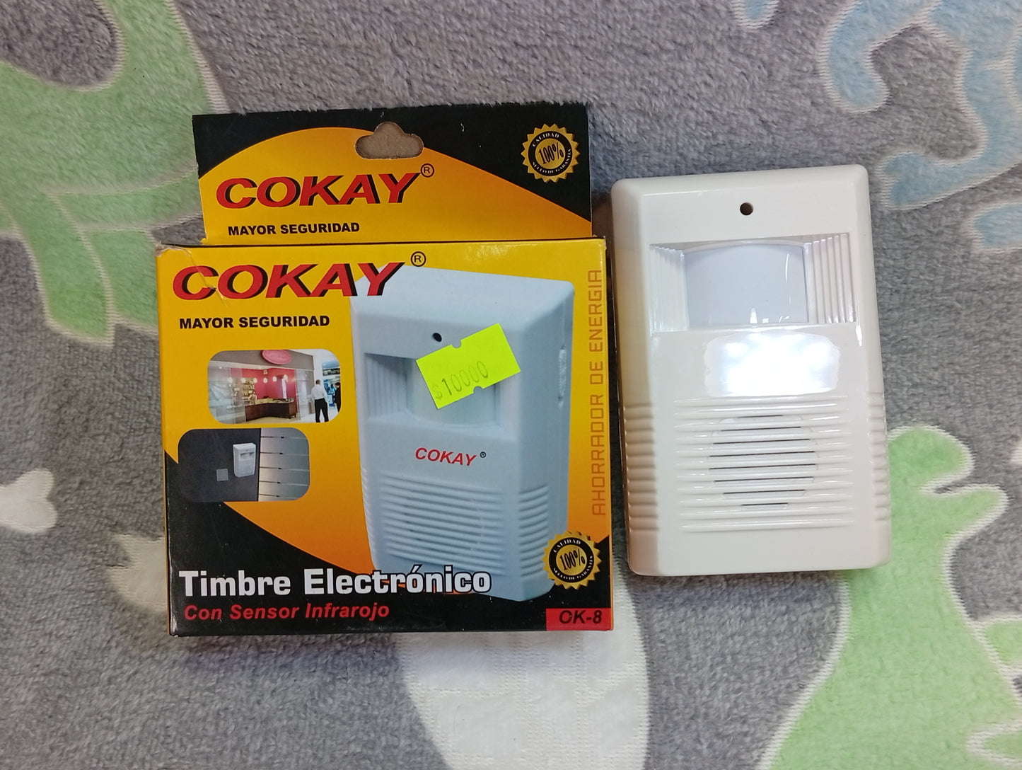 Timbre eléctrico con sensor infrarrojo