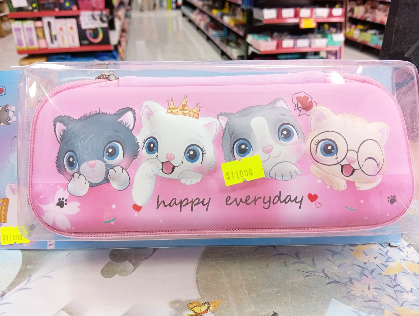 Cartuchera Happy Everyday Gatitos