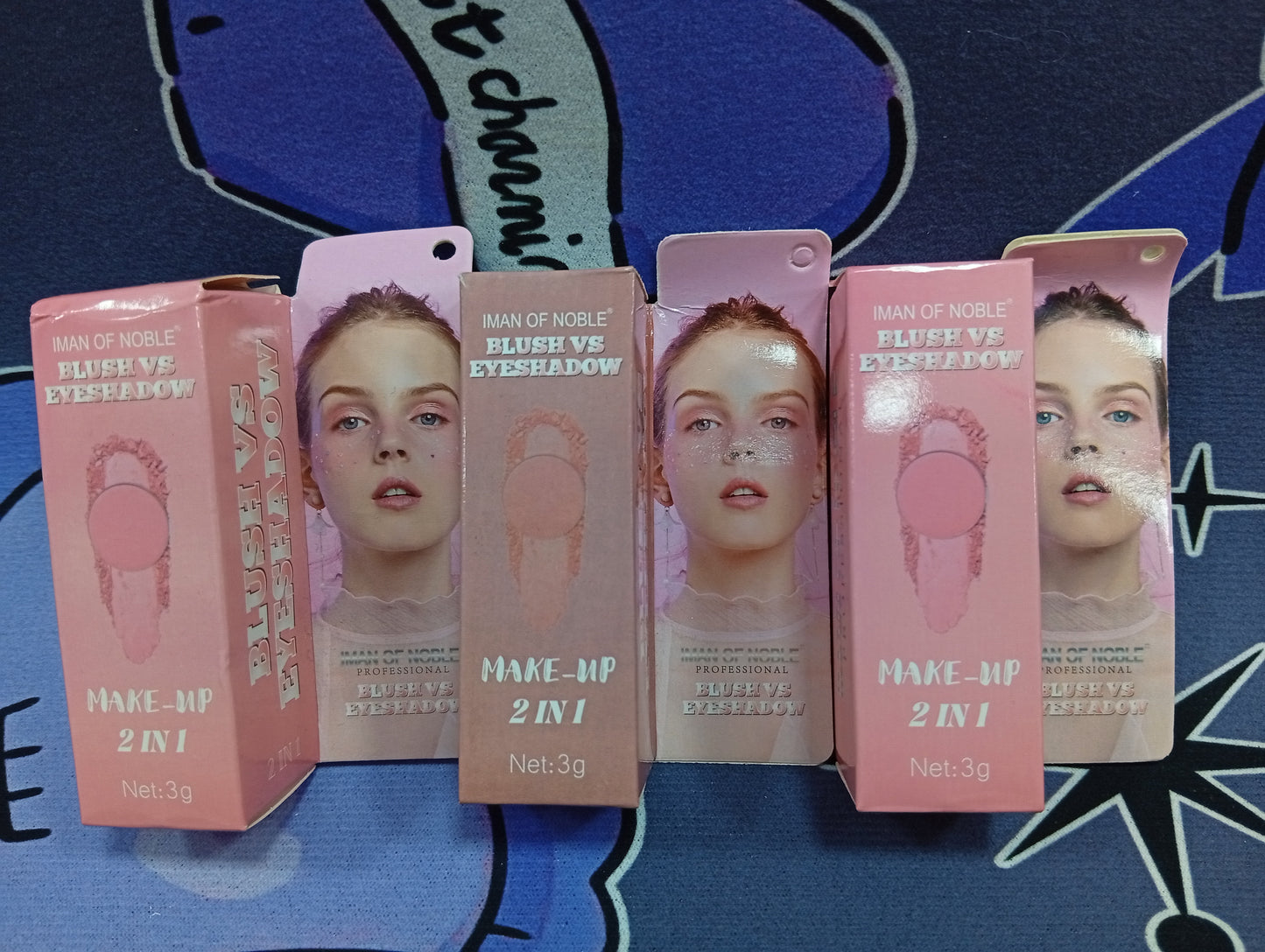 Blush vs Eyeshadow Iman Of Noble