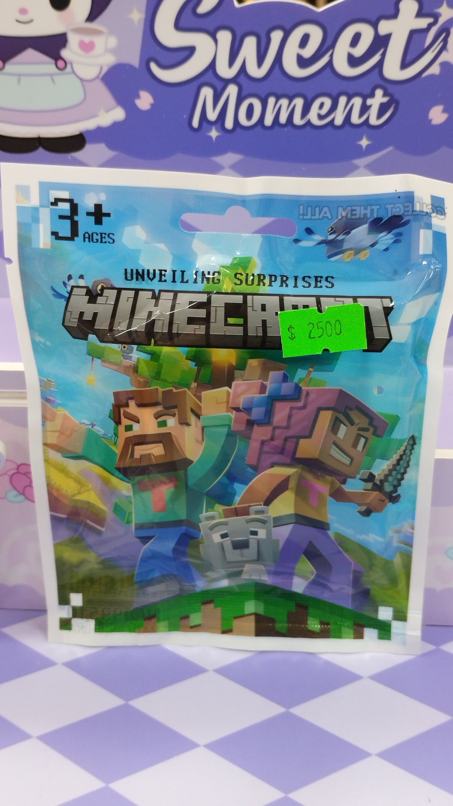 Bolcita sorpresa del Minecraft con cartas