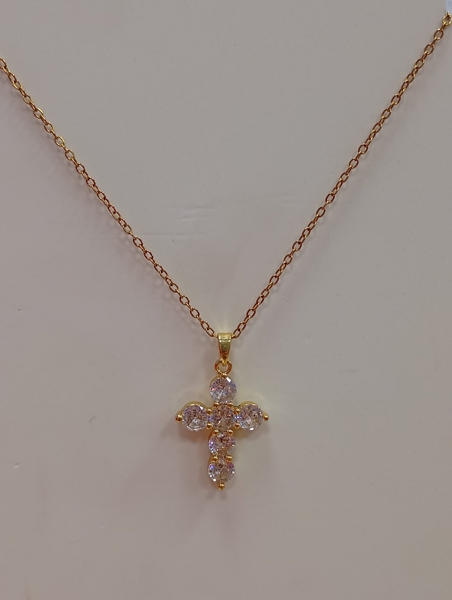 Cadena+ dije con cruz