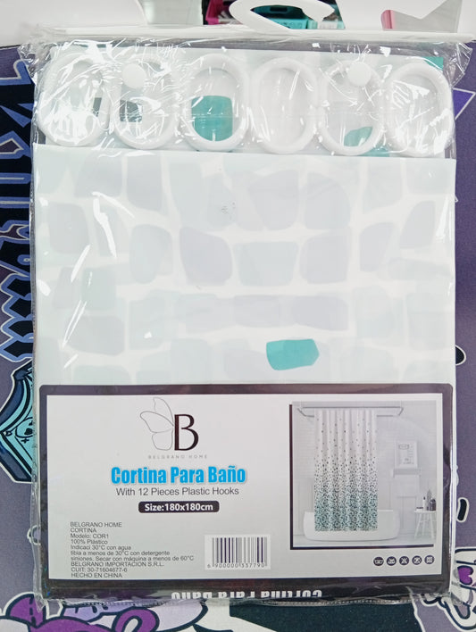 Cortina de baño Belgrano Home