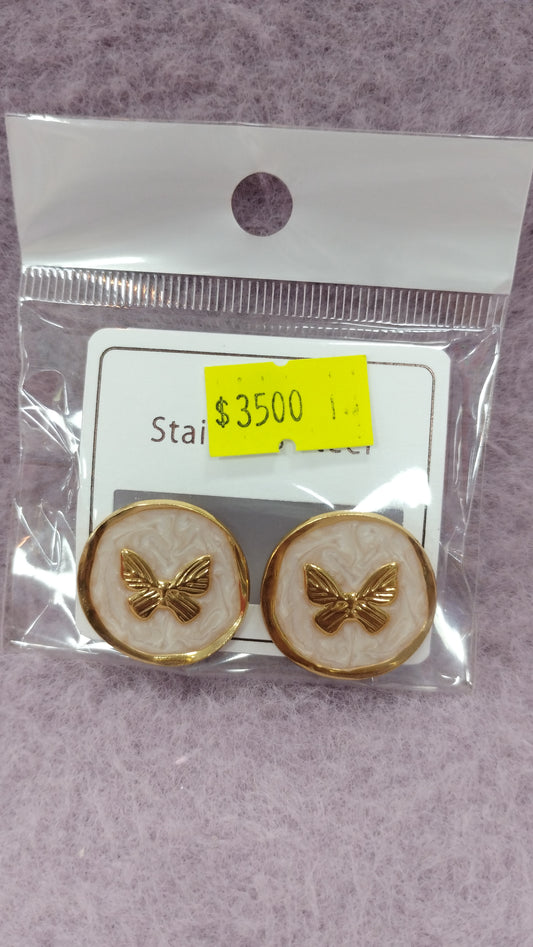 Aros de acero dorado