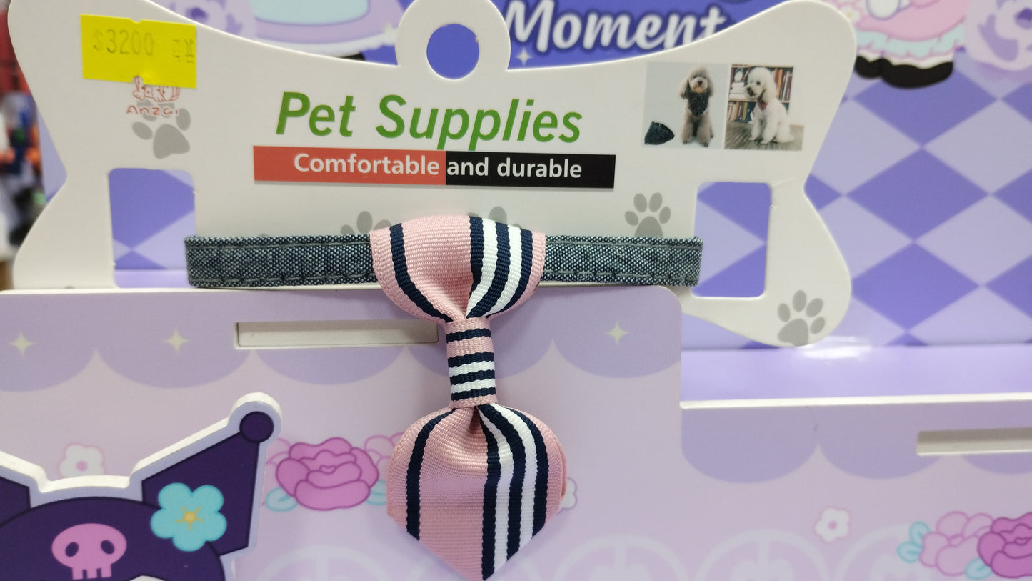 Collar corbata de mascota