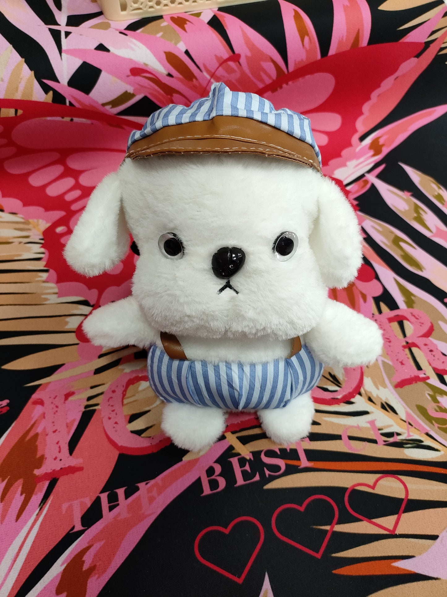 Peluche perrito disfrazado