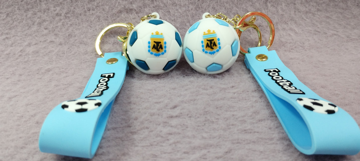 Llavero de pelotita de football