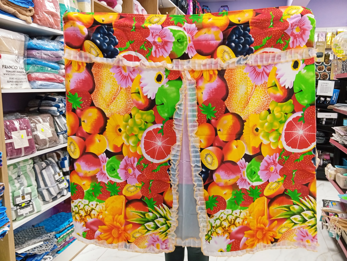 Cortina de cocina con diseño