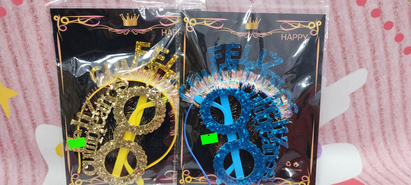 Set de accesorios de cumpleaños
