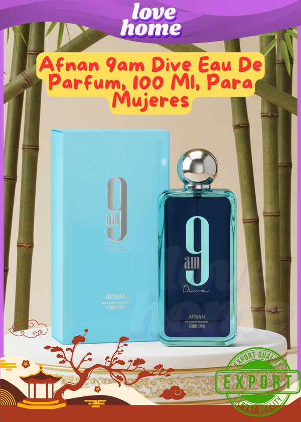Afnan 9am Dive Eau De Parfum, 100 Ml, Para Mujeres