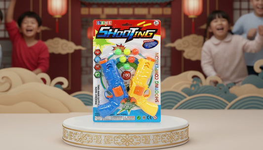 Set X2 Revolver Lanza Pelotas En Blíster