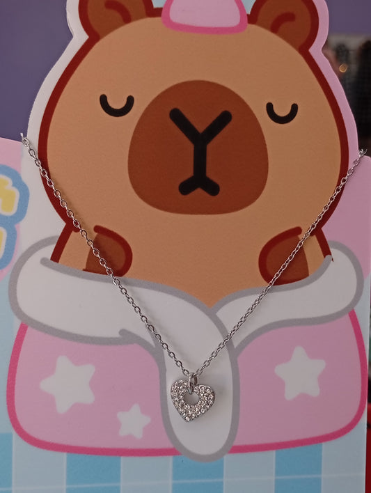 Cadena + dije corazón