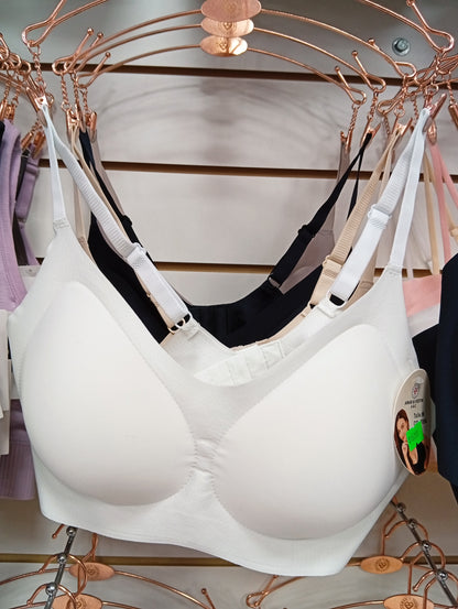 Corpiño con almohadilla. Talle: M, XL, L.