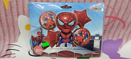 Set de globos de spider-man