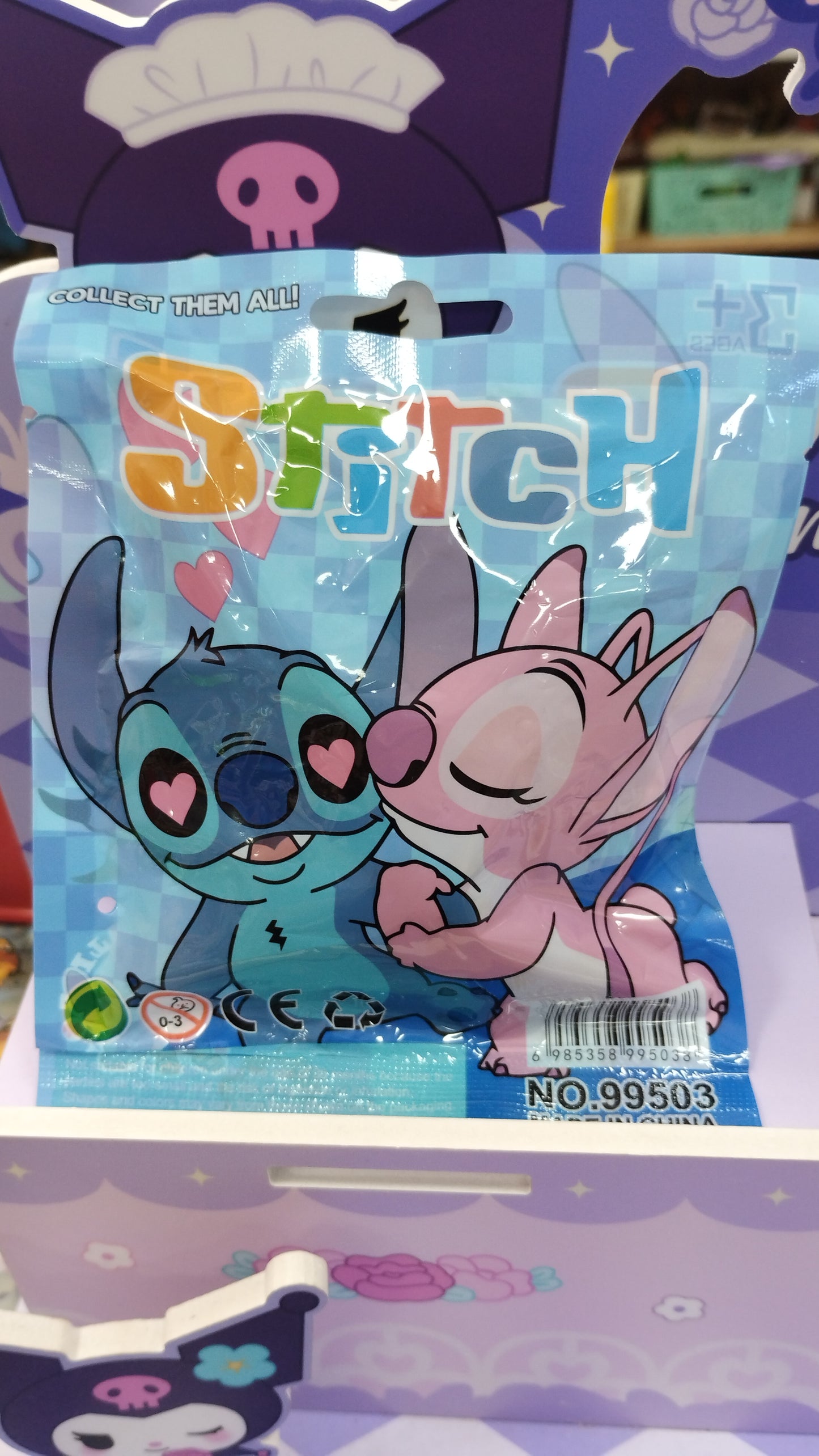 Bolcita sorpresa de Stitch con cartas