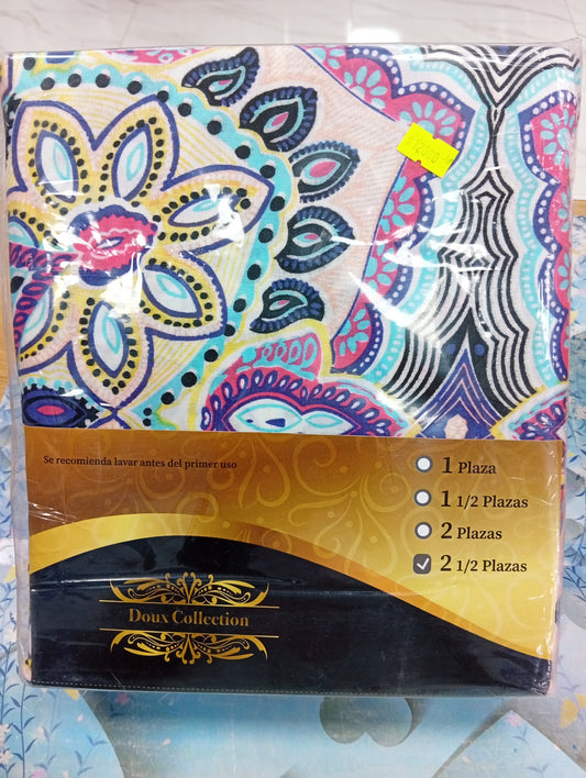 Juego de sábanas 2, 1/2 plazas Doux Collection