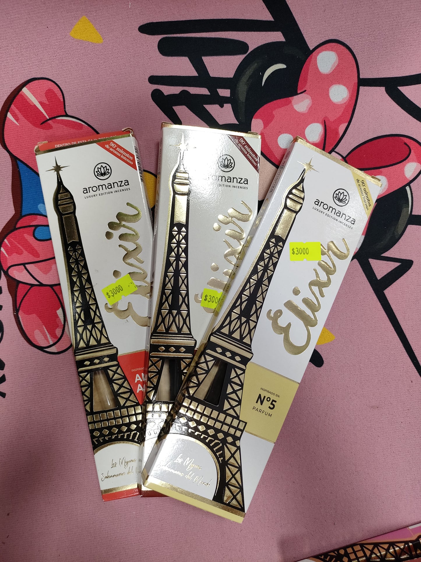 Sahumerios aromanza Elixir Luxury edition incense