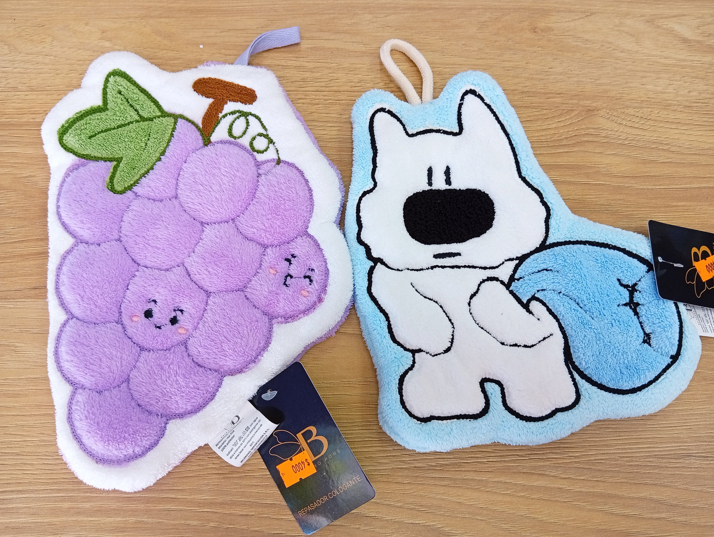 Toallitas de mano con personajes Belgrano Home