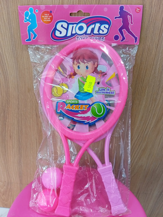 Raquetas con pelotas