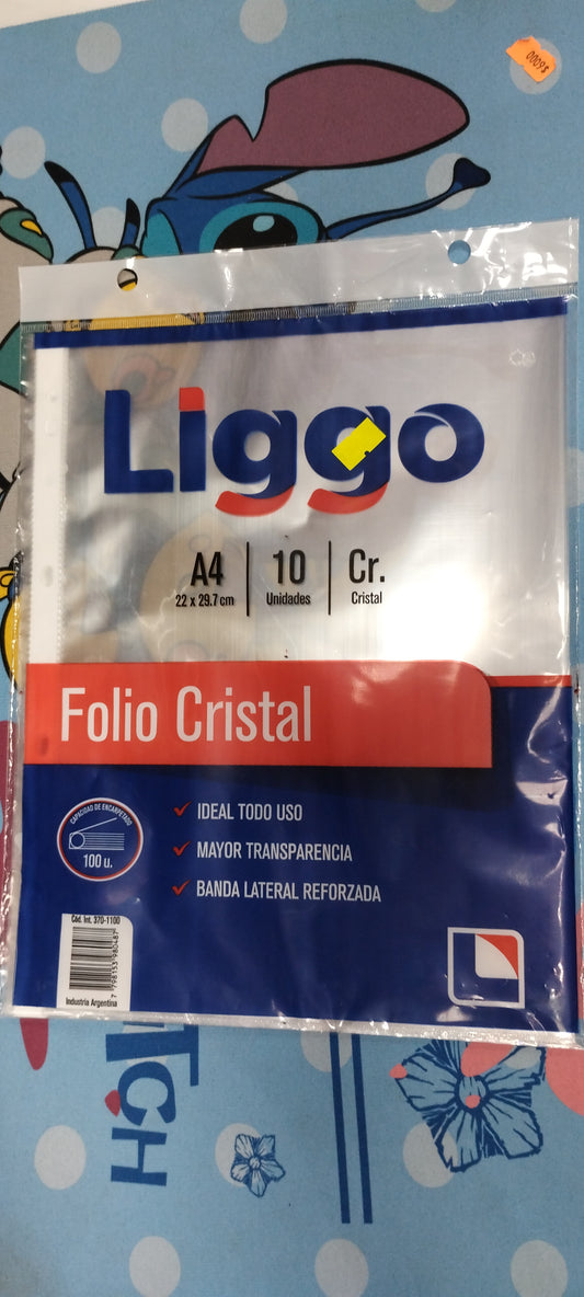 Folio cristal A4
