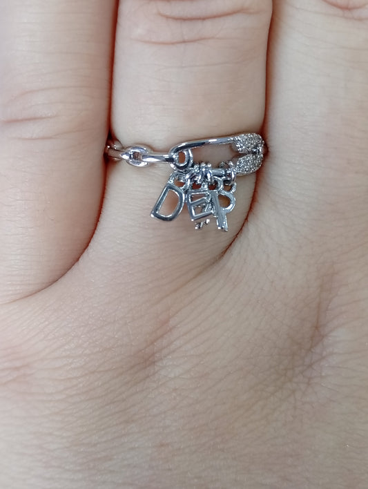 Anillo con frases