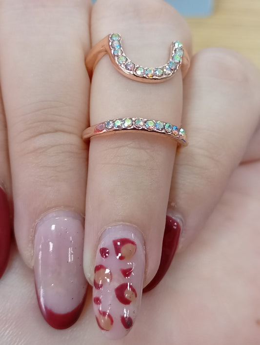 Anillo medio dedo