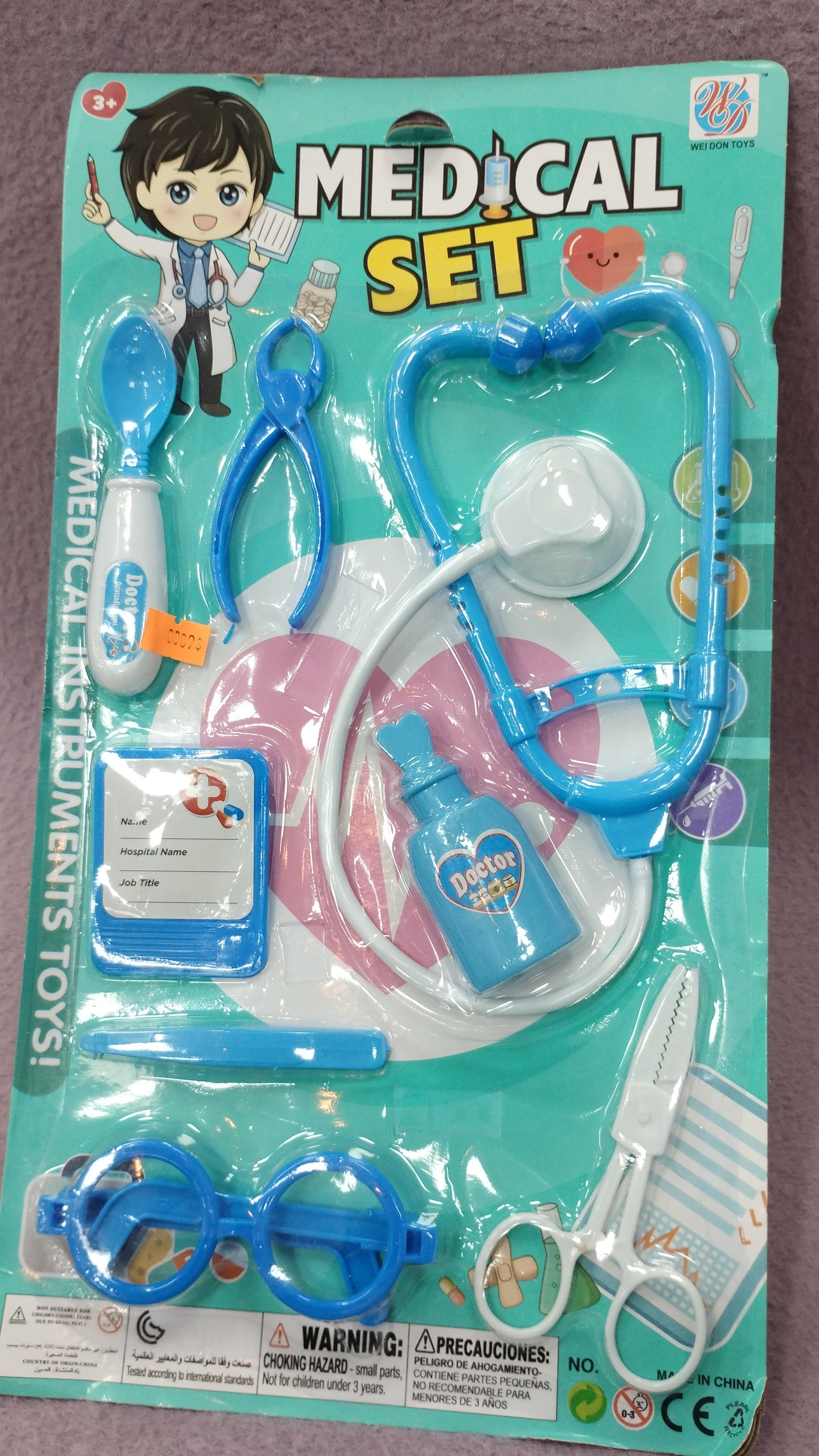 Set de juguete de doctor