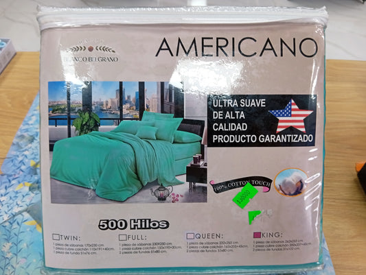 Juego de sábanas King Size Blanco Belgrano