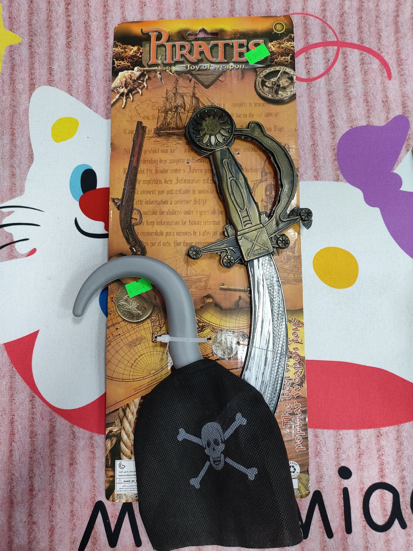 juego/disfraz pirata