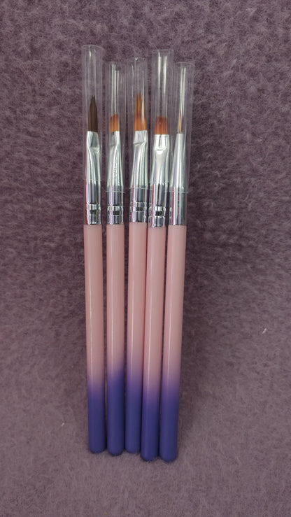 Set de pinceles para uñas
