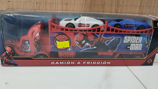 Camión a fricción de spiderman