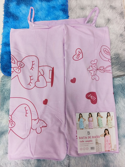 Bata de baño, talle amplio Belgrano Home