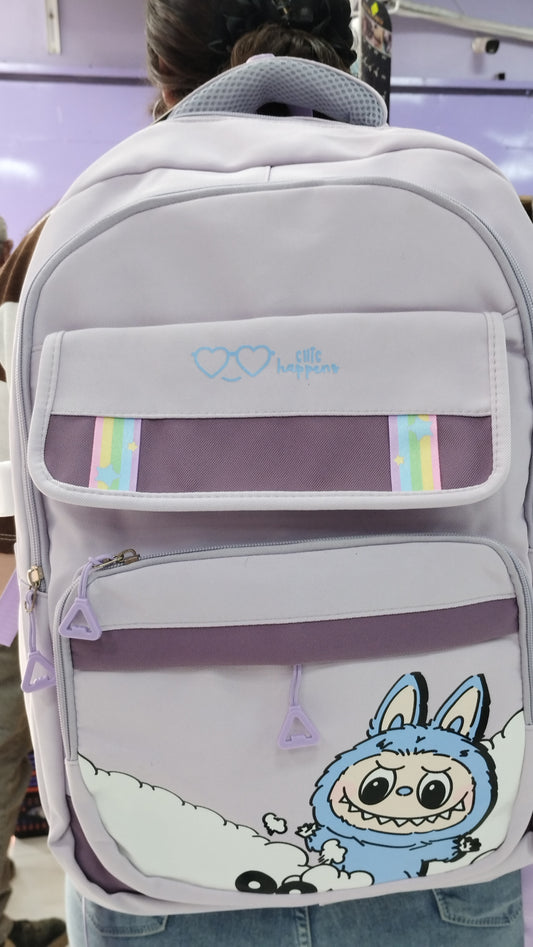 Mochila de labubu y capibara