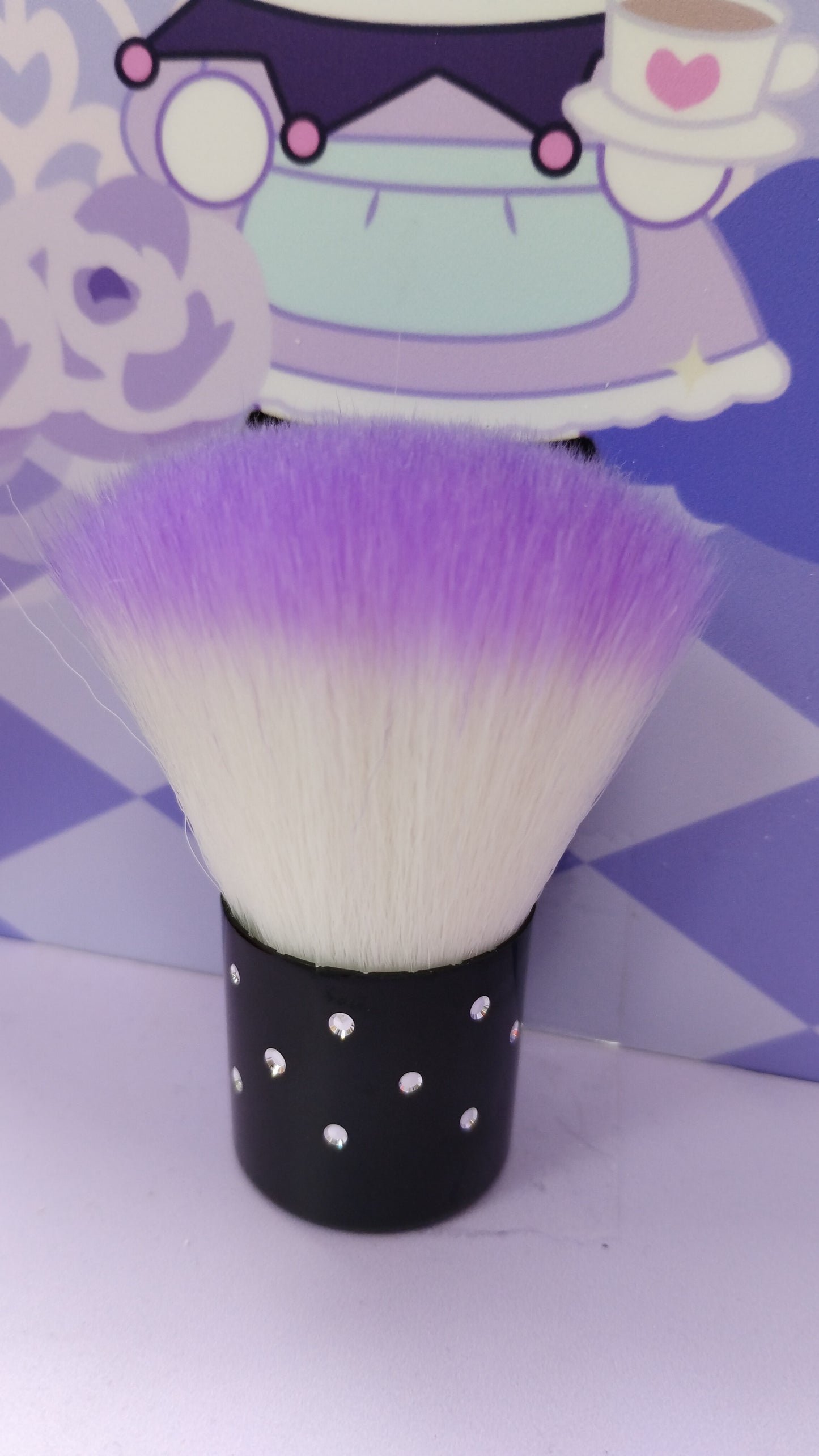 Brocha para limpiar el polvo de las uñas