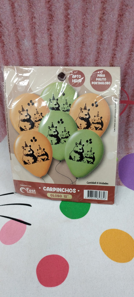 Globos de capibara