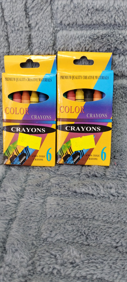 6 crayones