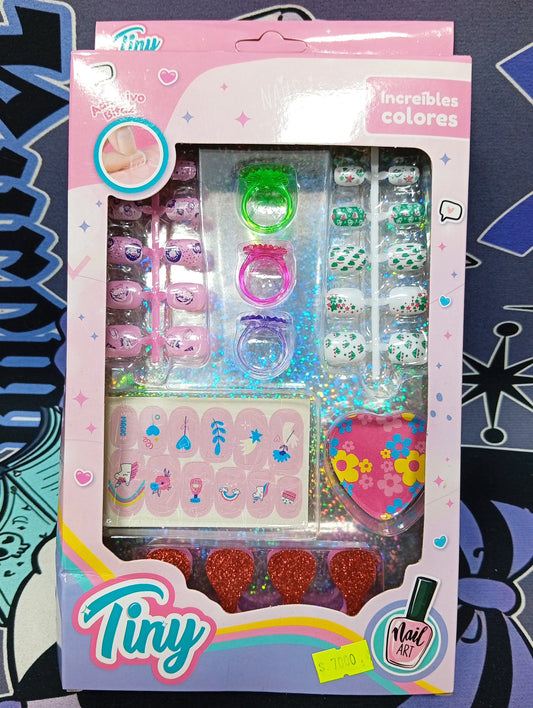 Set uñas postizas Tiny