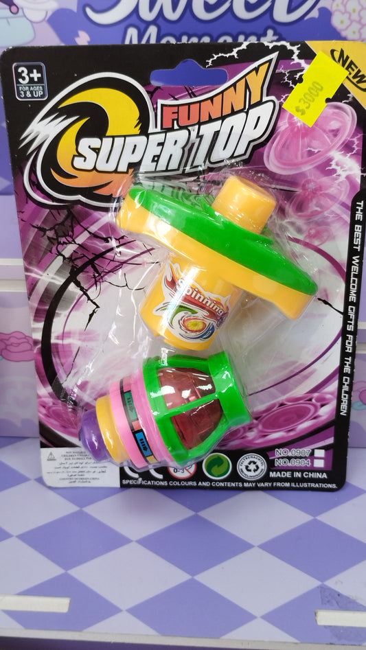 Juego de trompo con luces