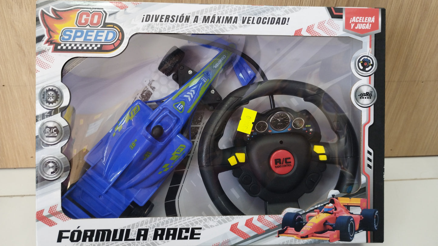 Auto de carrera formula 1 a control remoto