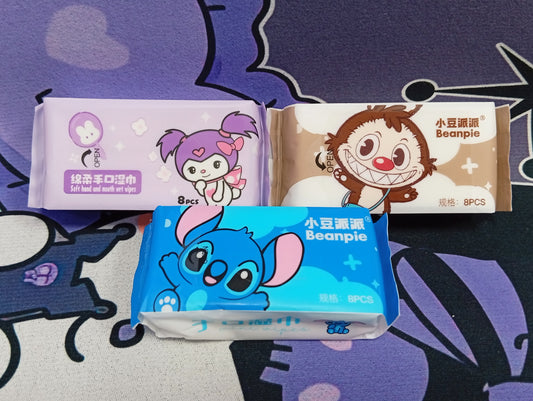 Toallitas húmedas con personajes Beanpie