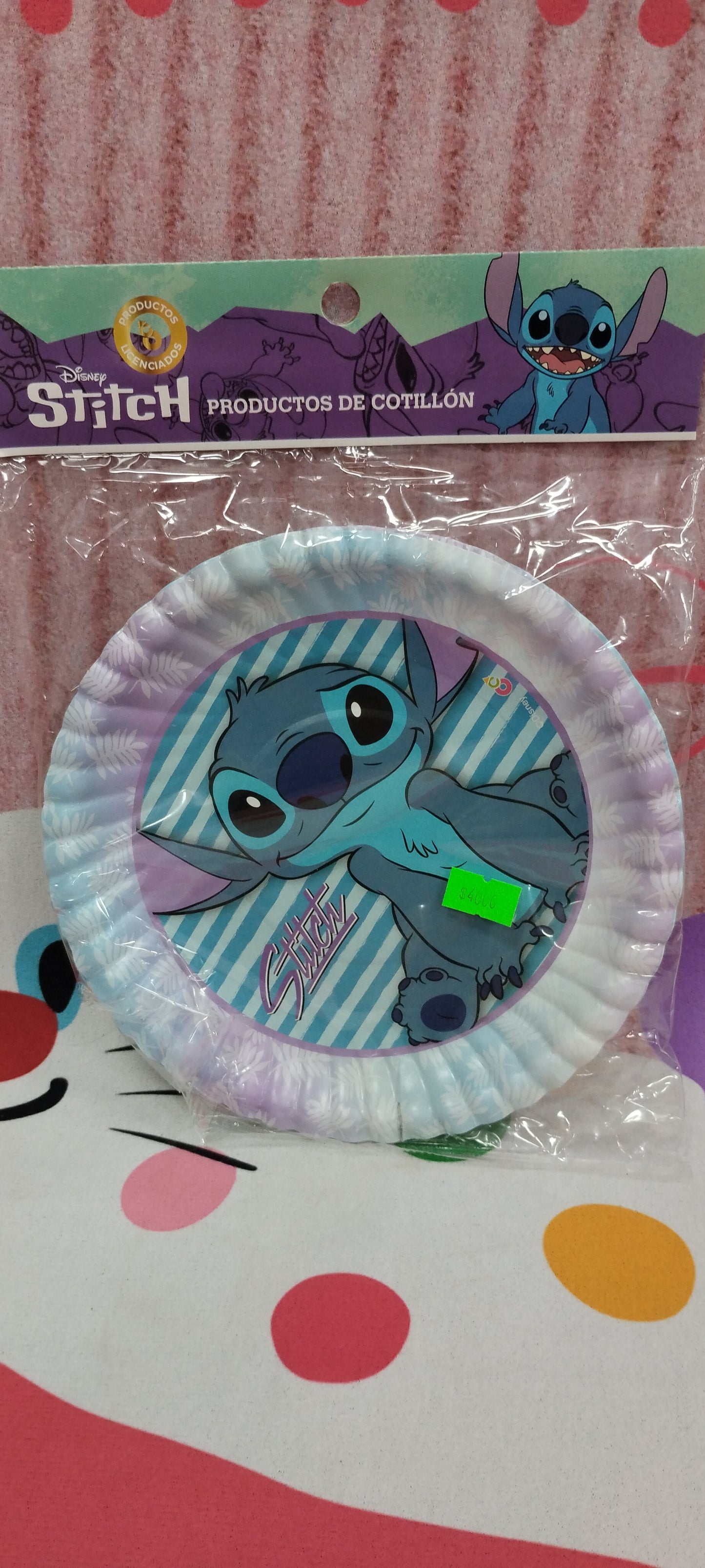 Platitos de cartón de Stitch