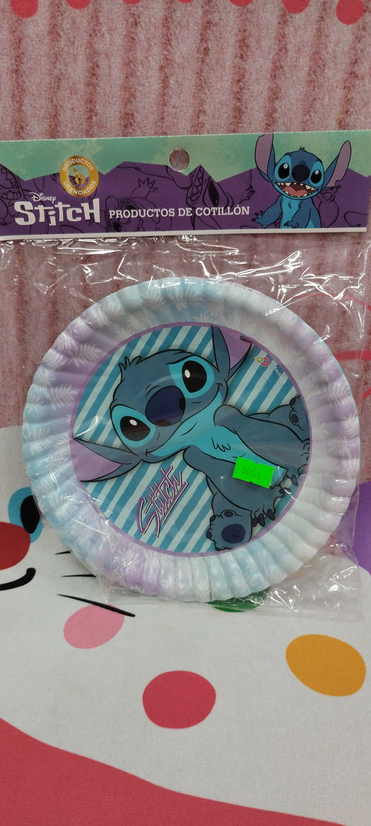 Platitos de cartón de Stitch