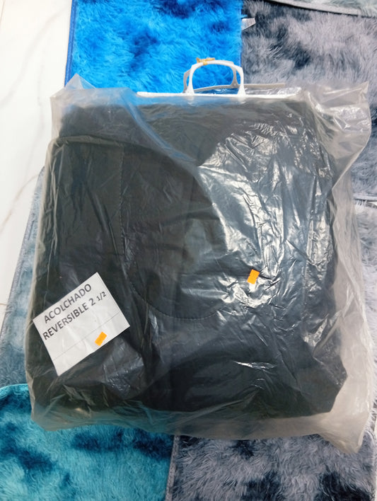 Acolchado reversible de 2 plazas, 1/2 plaza