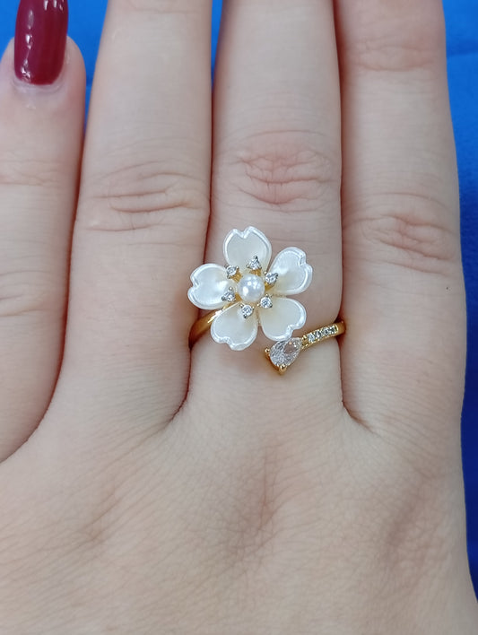 Anillo flor
