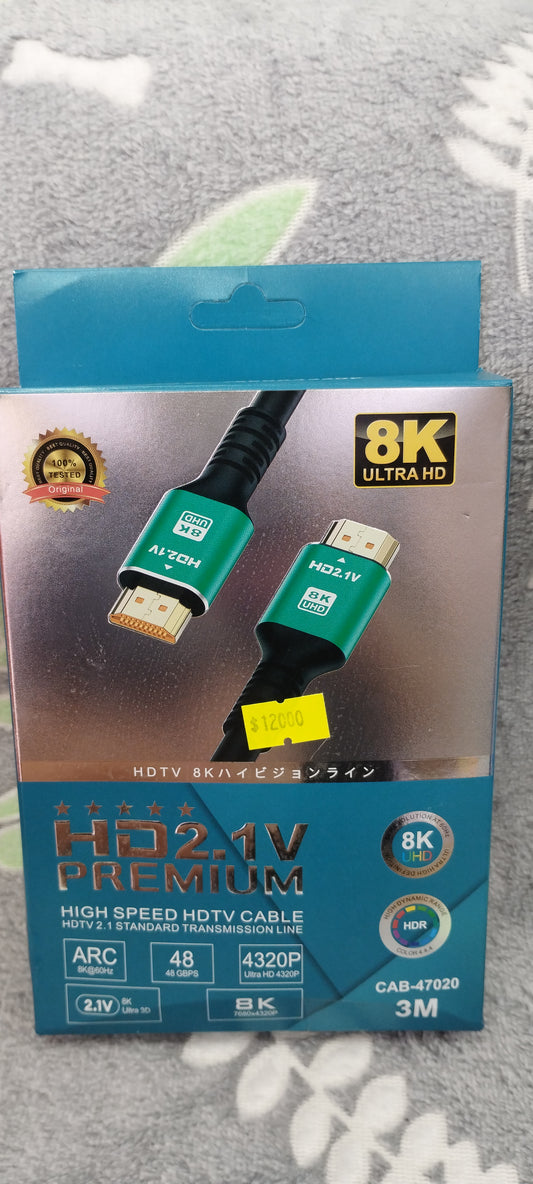 8k HDTV cable