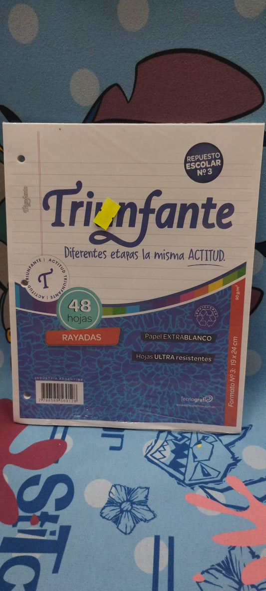 Repuesto de hojas triunfante
